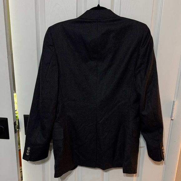 Lanvin Charcoal Pinstripe Blazer - Picture 9 of 9
